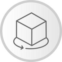 3d Cube Vector Icon