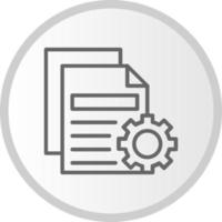 Content Management Vector Icon