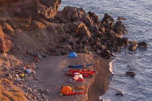 Landscapes of the Island of Santorini photo