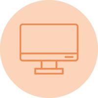 monitor de icono de vector