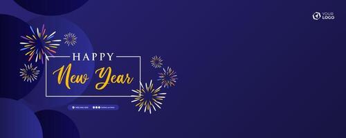 Happy New Year 2023 design vector