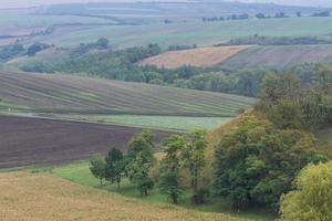 Autumn Landscape  in a Moravian Fields photo