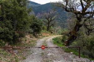 paisajes primaverales de las montañas de grecia foto