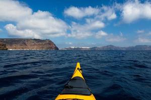 paisajes de la isla de santorini foto