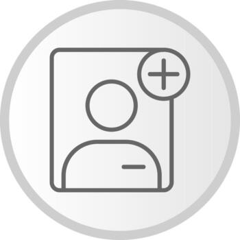 usuario agregar icono de vector