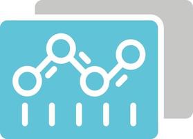 Line Chart  Vector Icon
