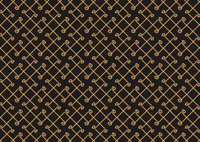 Black Yellow Pattern Banner Background vector