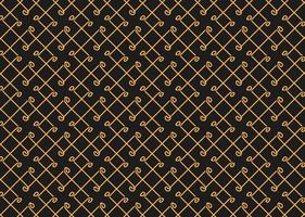 Black Yellow Pattern Banner Background vector