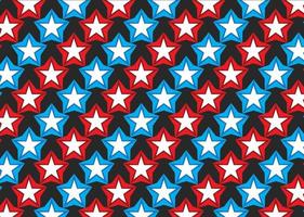 Red Blue Pattern Banner Background vector