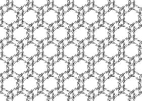 Decorative Black White Pattern Banner Background vector