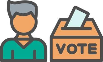 Voter Vector Icon