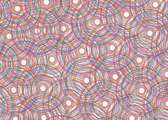 Abstract Circle Pattern Background