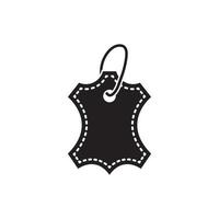 vector de diseño de icono de logotipo de cuero