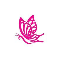 butterfly logo icon design vector