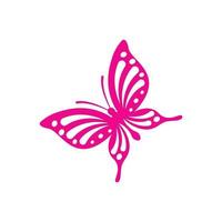 vector de diseño de icono de logotipo de mariposa