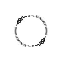 circle border graphic design vector