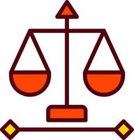 Justice Scale Vector Icon