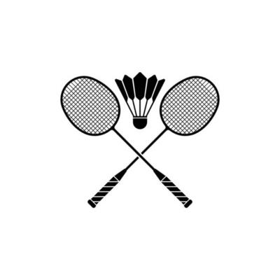 Badminton rackets and ball shuttlecock 4756016 Vector Art at Vecteezy