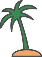 Palm Tree Vector Icon