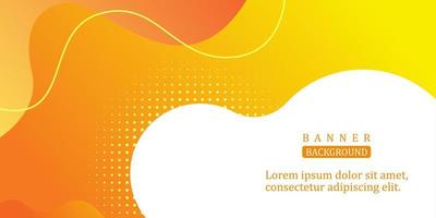banner background orange with space for text vector