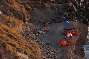 Landscapes of the Island of Santorini photo