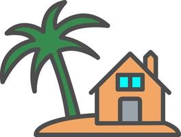 Beach Vector Icon