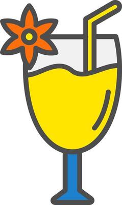 Cocktail Vector Icon