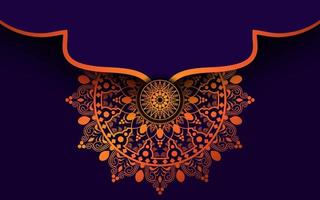 Luxury ornamental mandala design background vector