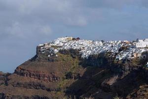 Landscapes of the Island of Santorini photo