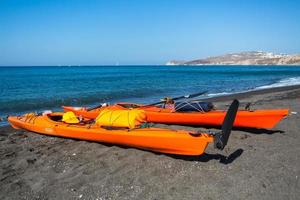 paisajes de la isla de santorini foto