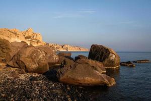 Landscapes of the Island of Santorini photo