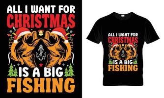 All I want for Christmas is a big fishing vector