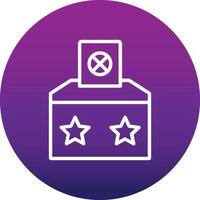Voting Box Vector Icon