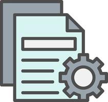 Content Management Vector Icon