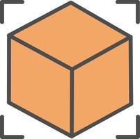 Cube Vector Icon