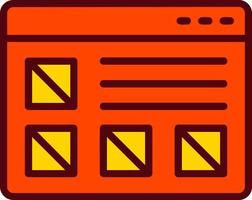 Wireframe Vector Icon