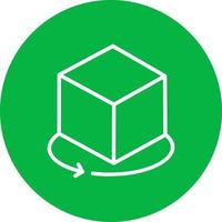 3d Cube Vector Icon