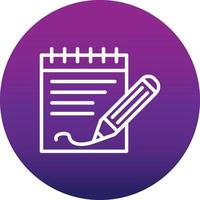 Sketchbook Vector Icon