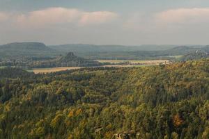 Autumn landscapes in  Prebischtor, Bohemia photo