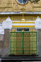 Yellow Wooden Ortodox Church photo