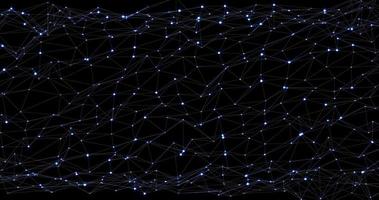 Abstract beautiful glowing shiny bright triangles with lines triangulation background photo