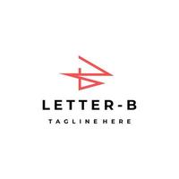 Letter B logo icon design template vector