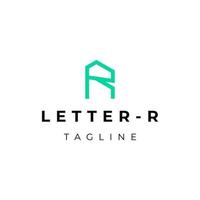 Letter R logo icon design template vector