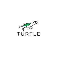 Turtle logo design icon template vector