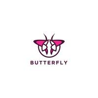 butterfly. design logo icon design template vector