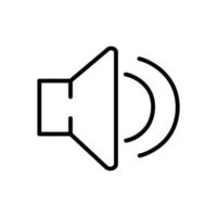 Speaker vector icon