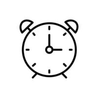 icono de reloj despertador vector