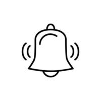 Alarm or Bell icon vector