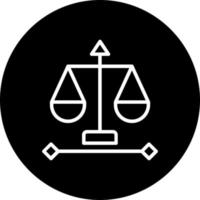 Justice Scale Vector Icon