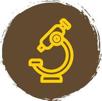 Microscope Glyph Icon vector